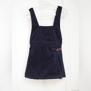 Janie and Jack Navy Corduroy Dress